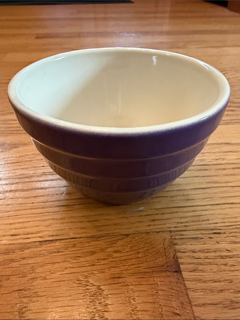 Purple Ceramic Bowl - Home Art Decorative Serving Bowl